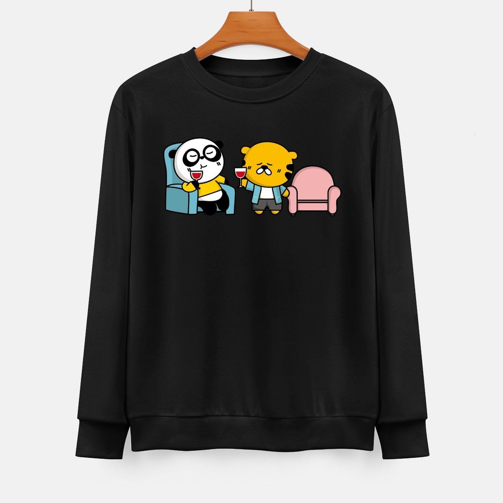 Front Patterned Long Sleeve TopEasyWear Studio